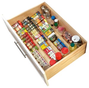 Drawer Spice Cabinet organization