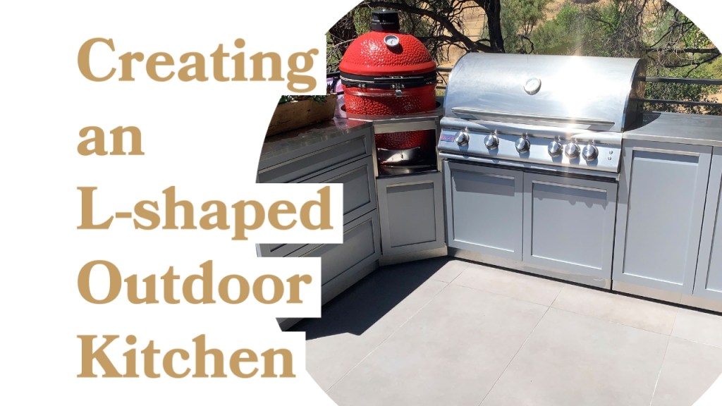 Creating an L-shaped Outdoor Kitchen