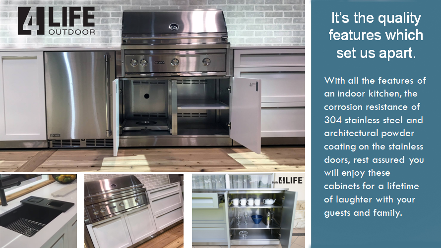 4 life outdoor best outdoor kitchen cabinets – 4 Life Outdoor Kitchens